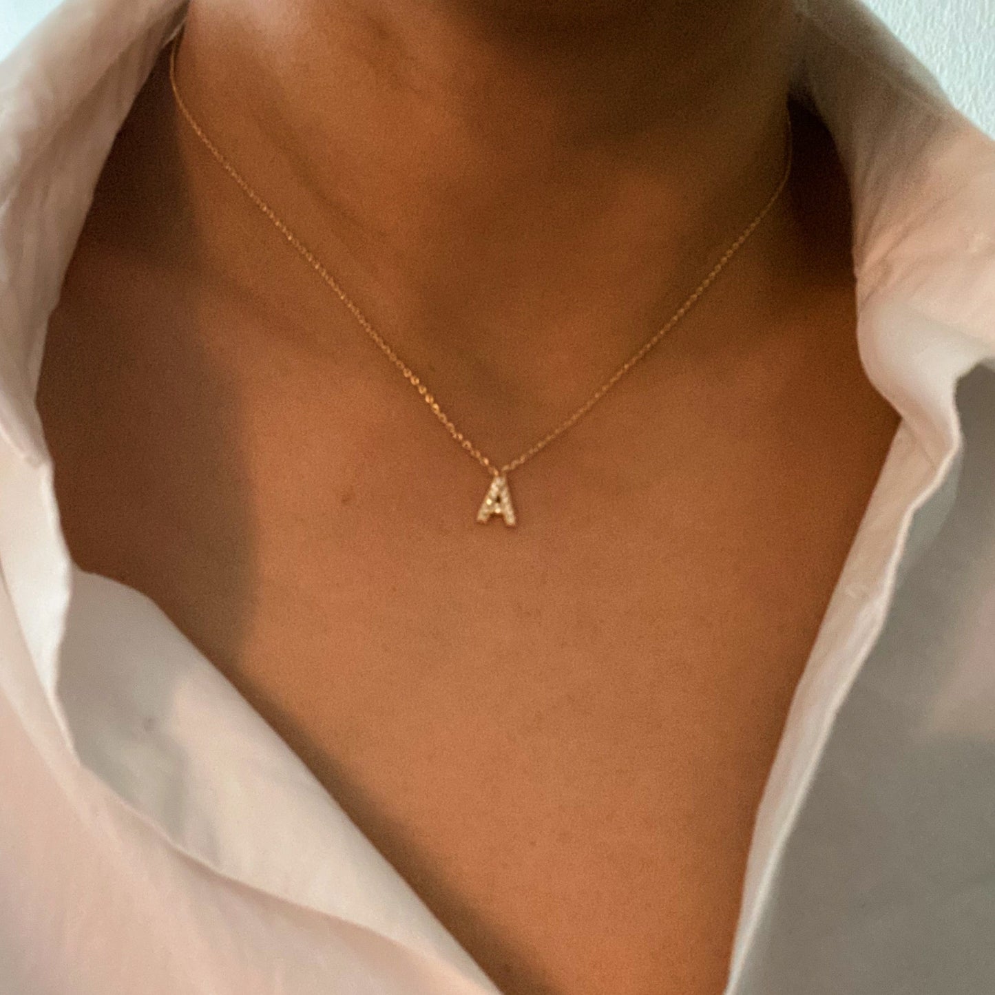 Understated Beauty Initial Necklace